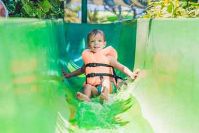 How to find a hole in an inflatable slide