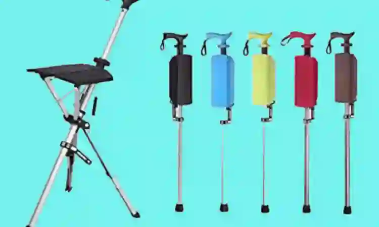 Walking Stick with Seat for Elderly A Practical Mobility Solution
